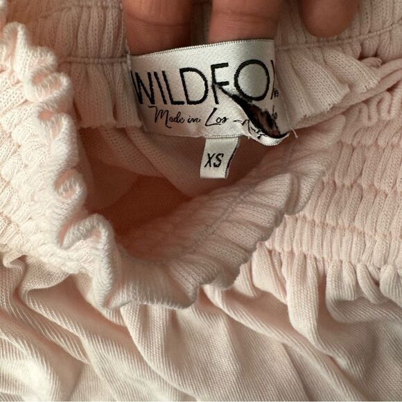 Wildfox ruffle orange print shorts size XS - Picture 5 of 5